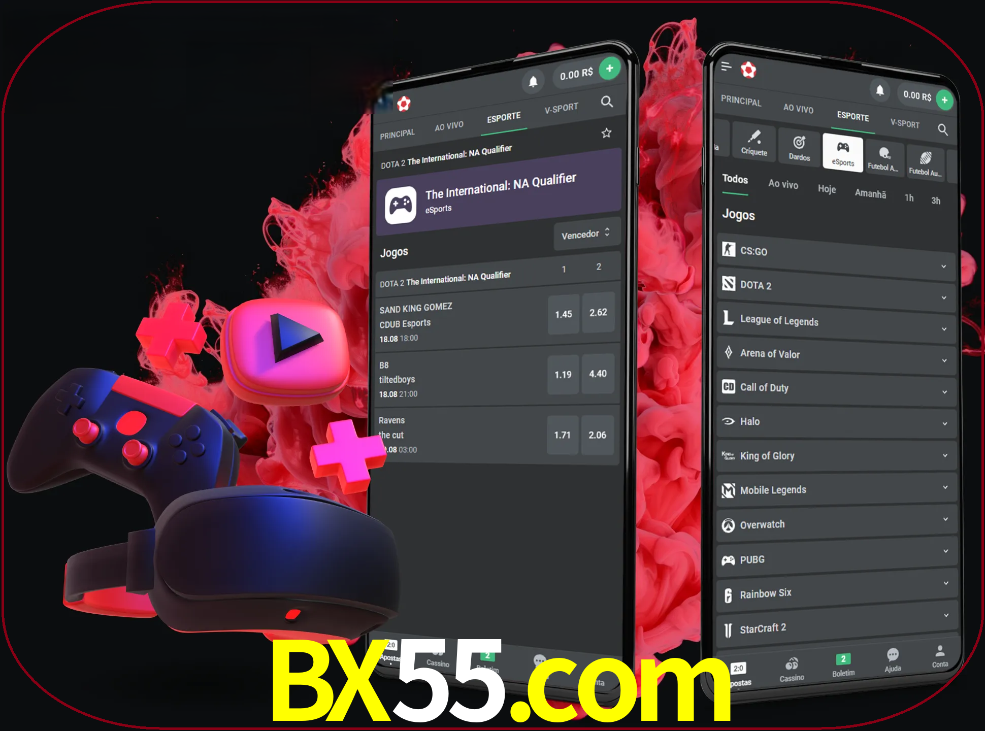 Para ter a aplicação móvel bx55 no seu smartphone, basta descarregar o ficheiro apk e seguir as instruções.