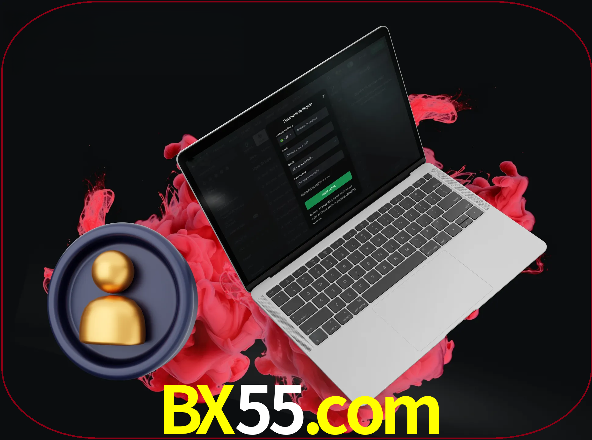 No cabeçalho do site bx55, clique no botão que o levará a um formulário especial onde terá de introduzir as suas informações actuais.